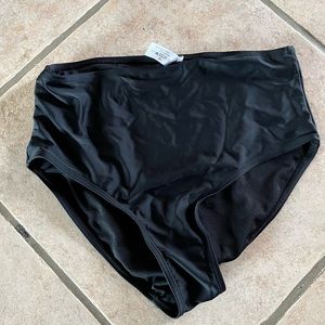Women’s RAD brand high waisted swim bottoms M black